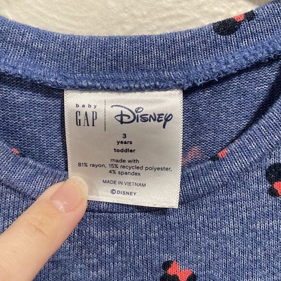 Baby Gap Disney Minnie Mouse Softspun Dress Size 3 - Picture 2 of 5